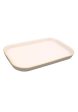 Cuisson Small Rectangular Ceramic Plate with Gold Rim 14 x 11 x 3cm Online