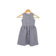 Kidscapade P. Sleeveless Stripes Dress with 2 Patch Pocket - Gray Fashion