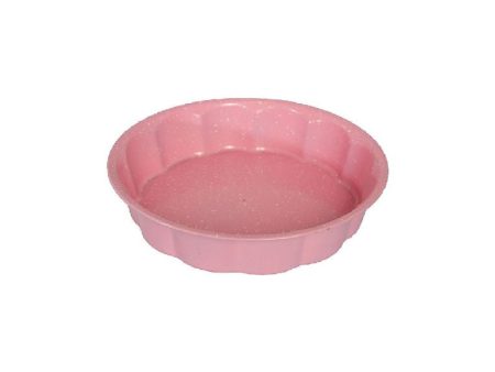 Non-Stick Heart Cake Pan - Pink 24cm Fashion