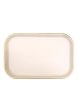 Cuisson Large Rectangular Ceramic Plate with Gold Rim  23 x 15 x 3cm Online Sale