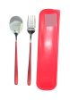 Landmark Stainless Spoon & Fork Colored Handle in Assorted Colored Box Discount