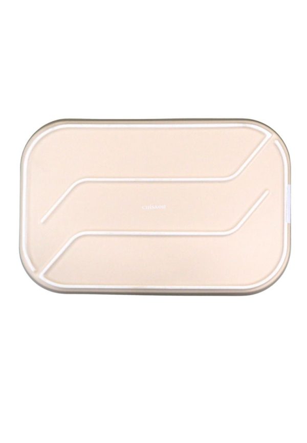 Cuisson Small Rectangular Ceramic Plate with Gold Rim 14 x 11 x 3cm Online