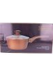 Cuisson Espresso Collection Brown Saucepan 18cm with Glass Lid Fashion