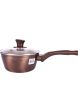 Cuisson Espresso Collection Brown Saucepan 18cm with Glass Lid Fashion