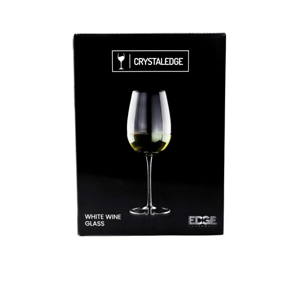 Edge 2-piece White Wine Glass 350ml in a Gift Box For Discount