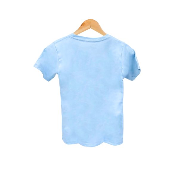 Kidscapade B Short Sleeves T-Shirt with Dinosaur Face Print - Blue For Discount