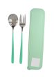 Landmark Stainless Spoon & Fork Colored Handle in Assorted Colored Box Discount