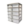 Megabox 5-Layered Medium Mini Drawer 34.5 x 25.5 x 40cm (MG-168S-5L) - Stone Grey Cheap