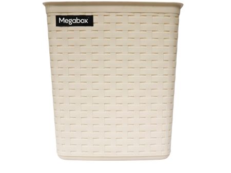 Megabox Rectangle Boho Series Trash Bin 13L 28.8 x 20 x 31.9cm (MG-723) For Cheap