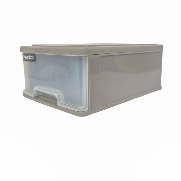 Megabox Single Drawer 35 x 25 x 14cm (MG-330-1L) - Stone Grey Online now