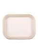 Cuisson Rectangular Ceramic Deep Plate with Gold Rim 14 x 11 x 4cm For Discount