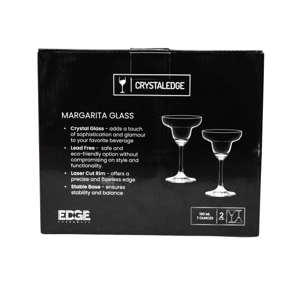 Edge 2-piece Margarita Glass 190ml in a Gift Box Sale