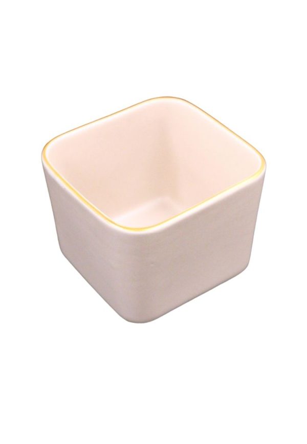 Cuisson Small Square Ceramic Bowl 9 x 9 x 7cm For Sale