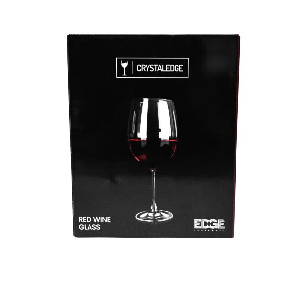 Edge 2-piece Red Wine Glass in a Gift Box For Discount