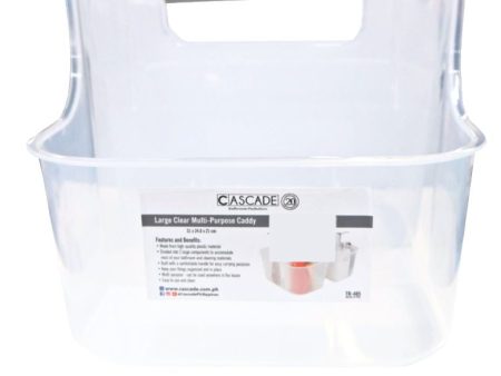 Cascade Multi-purpose Large Caddy - Clear 31 x 25 x 21cm For Cheap