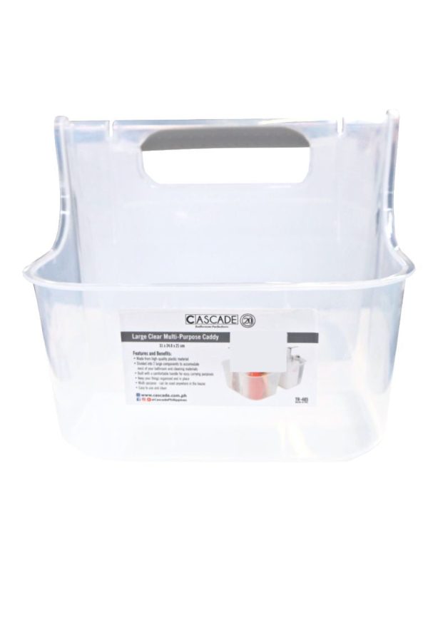 Cascade Multi-purpose Large Caddy - Clear 31 x 25 x 21cm For Cheap