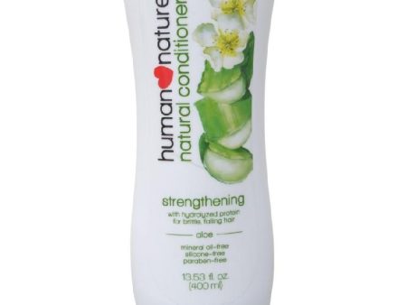 Human Nature Strengthening Shampoo - Aloe 400ml Supply